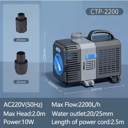 Насос для пруда SunSun CTP-2200 с регулятором потока Изображение
