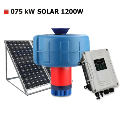 Плаваючий фонтан-аератор SFB25-0.75kW для ставка на сонячній панелі Зображення