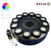 Плавающая платформа-фонтан MC480-12 (W), 12 LED фонарей Изображение