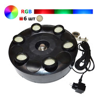 Плавающая платформа-фонтан MC480-6C (RGB), 6 LED фонарей Изображение