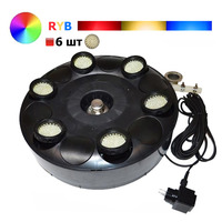 Плавающая платформа-фонтан MC480-6C (RYB), 6 LED фонарей Изображение