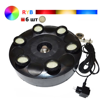 Плавающая платформа-фонтан MC480-6C (RYB), 6 LED фонарей Изображение