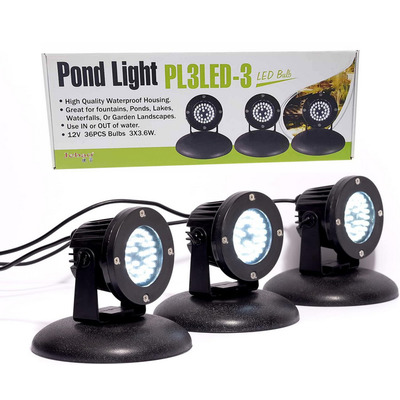 Светильник для пруда PL3LED3 |3 штуки по 3 Вт Изображение