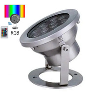 Подводный светильник 12W RGB светодиодный профессиональный IP68 Ecolend Изображение