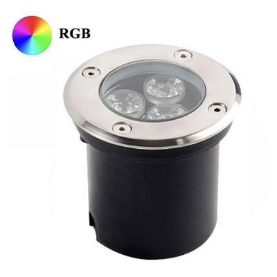 Подсветка встраиваемая LED HUIQI DDS03M RGB цветной 12V/3Вт Изображение