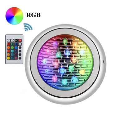 Накладной светильник для бассейна LED HUIQI HQ-P18DMX RGB 18Вт Изображение