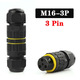Соединитель кабеля IP68 (коннектор 5-12 мм) M683-B 3pin 3-х жильный Изображение