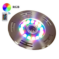 Светильник подводный 9W RGB IP68 для фонтана на форсунку профессиональный Ecolend Изображение