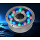Светильник подводный 24W RGB IP68 для фонтана на форсунку профессиональный Ecolend Изображение