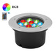 Подводный RGB цветной светильник 12*1W IP68 Ecolend Изображение