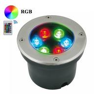 Подводный RGB светильник 6*1W IP68 Ecolend Изображение