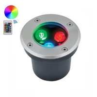 Подводный цветной светильник 3*1W RGB ip68 Ecolend Изображение