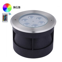 Подводный RGB цветной светильник 6*1W IP68 Ecolend Изображение