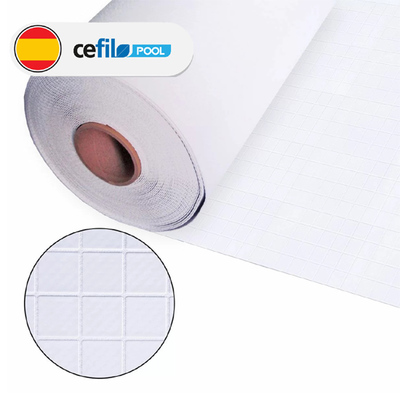 Лайнер Cefil Touch Tesela White біла мозаїка (текстурний) 1,65 м Зображення