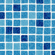 Пленка для бассейна Elbe CLASSIC Non-Slip мозаика синяя / mosaic blue 165 cm, цвет 1123/01 Изображение