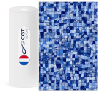 CGT AVfol MOSAIC AQUA DISCO пленка для бассейна (лайнер) 1,65 м Изображение