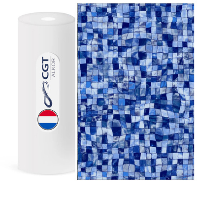 CGT AVfol MOSAIC AQUA DISCO пленка для бассейна (лайнер) 1,65 м Изображение