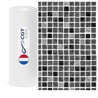 CGT Alkor Antislip Mosaic CYRUS Grey пленка для бассейна (лайнер) 1,65 м противоскользящая Изображение