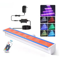 Стеновой водопад Emaux PB 300-150(L) (306х263х76 мм) с LED подсветкой. Изображение