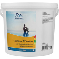 Chemochlor-T-Tabletten (табл. 20 г)  Медленнорастворимый хлорпрепарат для длительного хлорирования 10 кг Изображение