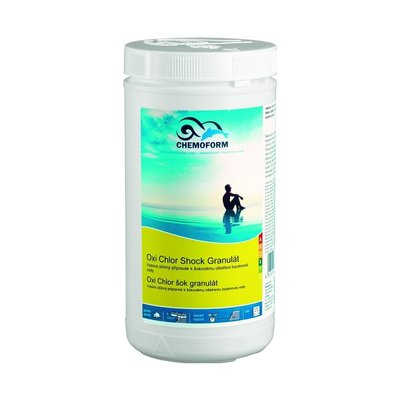 Шок хлор Chemoform Oxi Chlor Shock Быстрорастворимый хлор в гранулах для ударного хлорирования 1 кг Изображение