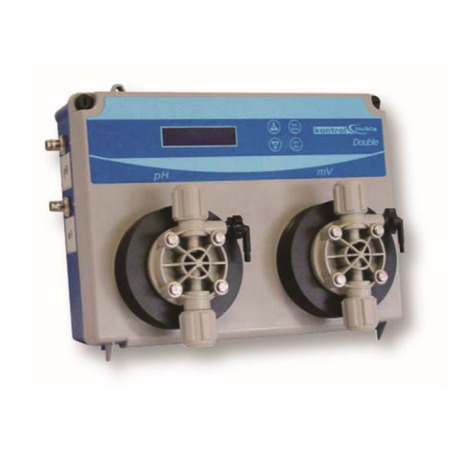 Измерительно-дозирующая станция для бассейна, Kontrol Invikta Double PH-RX с мембранными насосами 5л/час Изображение