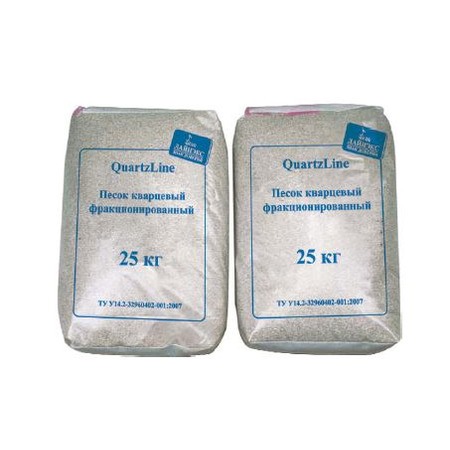 Фильтрационный песок для бассейнов QuartzLine, фракция 0,4-0,8 мм, 25 кг Изображение