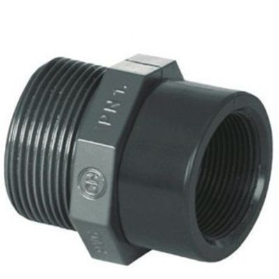 Резьбовая редукция длинная 1/2” р.н.-3/8” р.в. Изображение