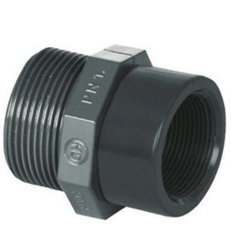 Резьбовая редукция длинная 3/4”-1/2” Изображение