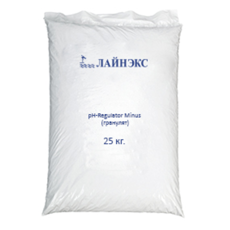 Linex pH-Минус (гранулят), препарат для снижения уровня рН в воде, 25 кг Изображение