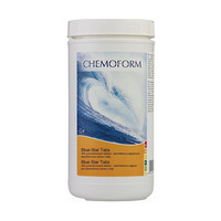 Активный кислород Chemoform Blue Star (таблетки 200 г +100 г), препарат для комплексного ухода за водой, 5 кг Изображение