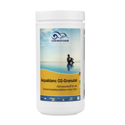 Активный кислород Chemoform Aquablanc O2 Sauerstoffgranulat (гранулят), бесхлорное обеззараживающее средство, 1 кг Изображение