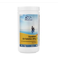 Активний кисень Chemoform Aquablanc O2 Sauerstofftabletten (таблетки 20 г) знезаражуючий безхлорний засіб, 1 кг Зображення