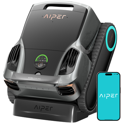 Робот-пылесос для бассейна аккумуляторный AIPER Scuba X1 PRO MAX (дно, стены, ватерлиния, водная поверхность) до 300 м2 Изображение